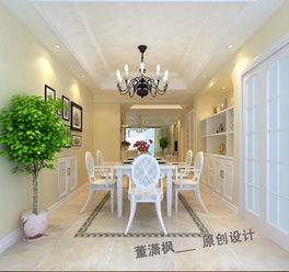 田园风格一居室装修效果图64平米11万田园风格一居室装修案例大全 青岛装修设计 青岛房天下家居装修网